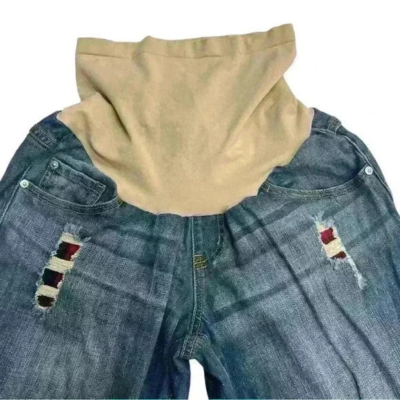 Indigo Blue Maternity Jeans Size M - Picture 4 of 6